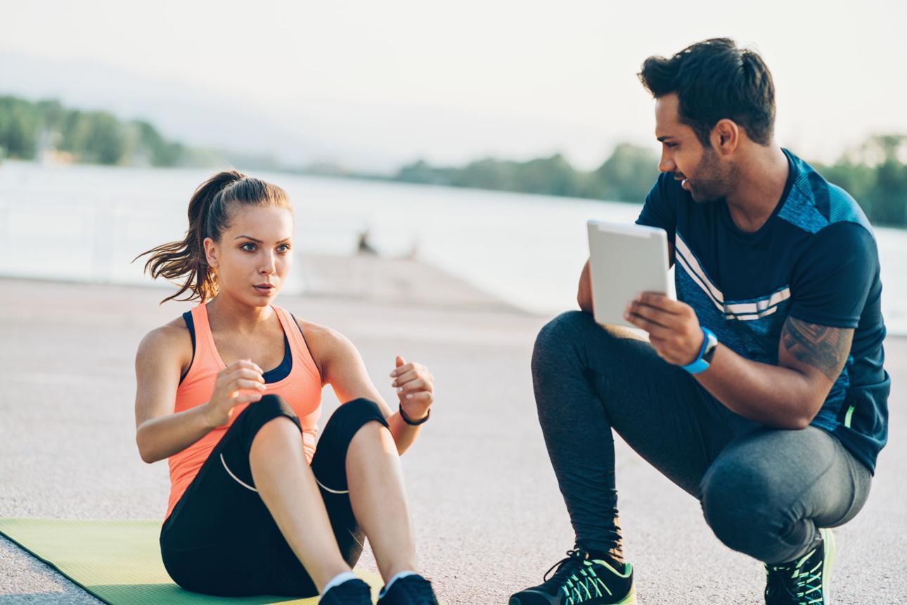 Personne motivée à continuer son entraînement